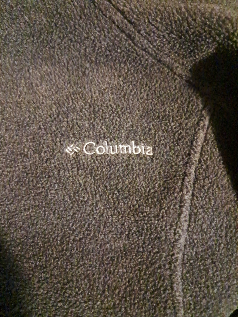 Ladies Columbia Charcoal Gray Zip Up Fleece Jacket With Pockets Sz. M Brand New - Picture 3 of 7